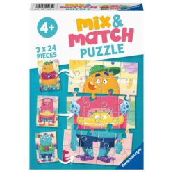 Mix-Up Monsters! Puzzle 3x24pc