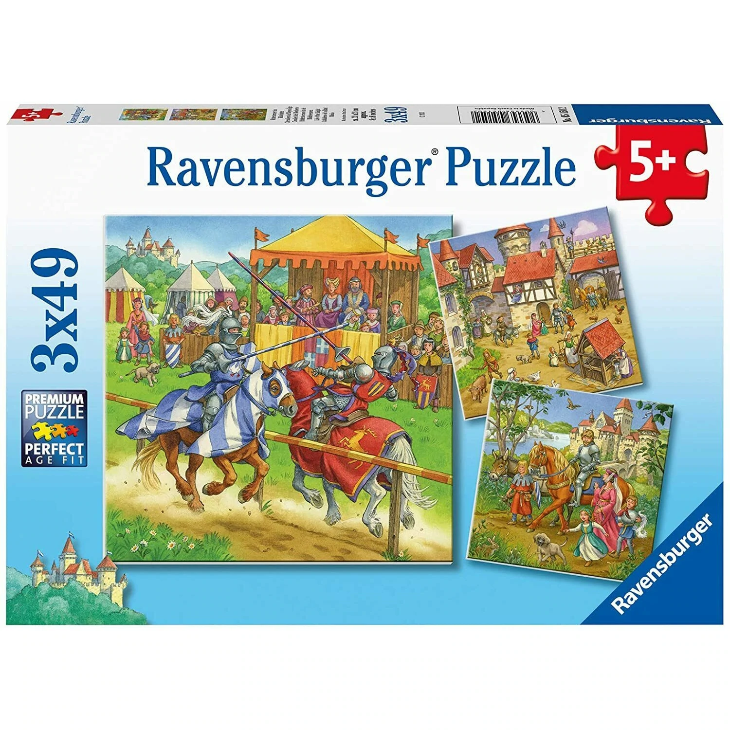 Life of the Knight Puzzle 3x49pc