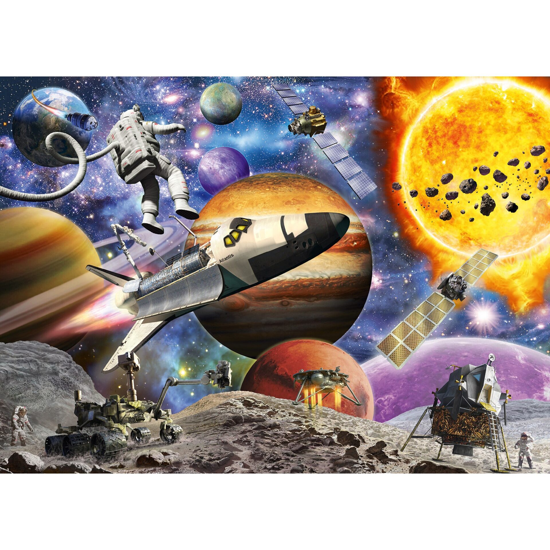Explore Space Puzzle 60pc - Image 2