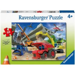 Construction Trucks Puzzle 60pc