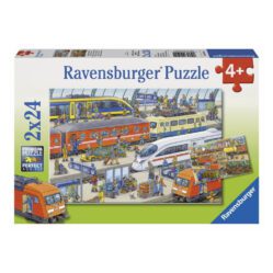 Busy Train Station - 2x24pc