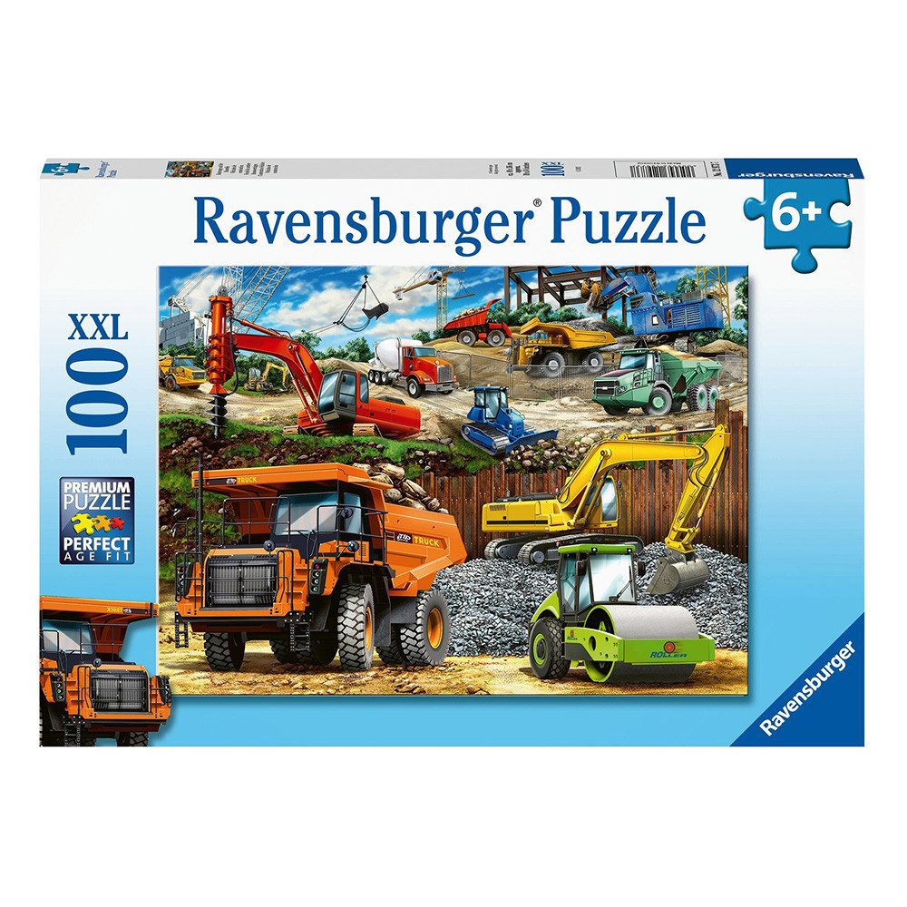 Construction Vehicles Puzzle 100pc