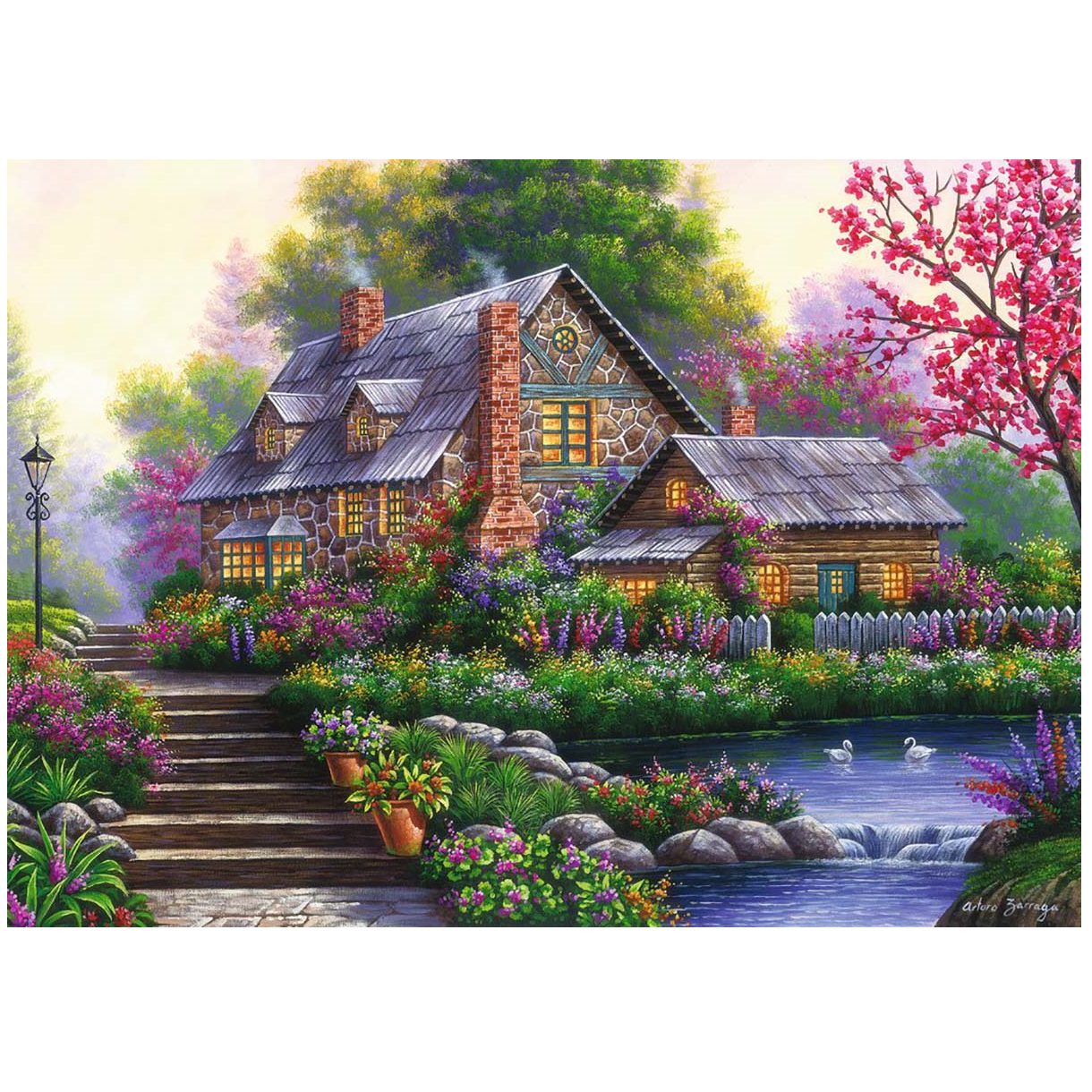 Romantic Cottage - 1000pc - Image 2