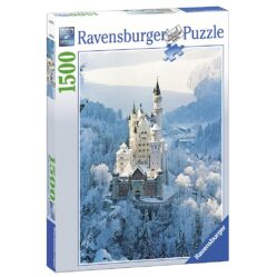 Neuschwanstein Castle in Winter 1500pc