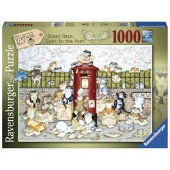 Crazy Cats Lost in the Post- 1000pc