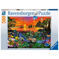 Turtle in the Reef - 500pc