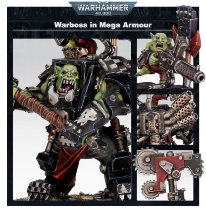 50-56 Orks: Warboss in Mega Armour - Image 3
