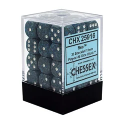 Dice Set 36 x 12mm D6 - Speckled Sea