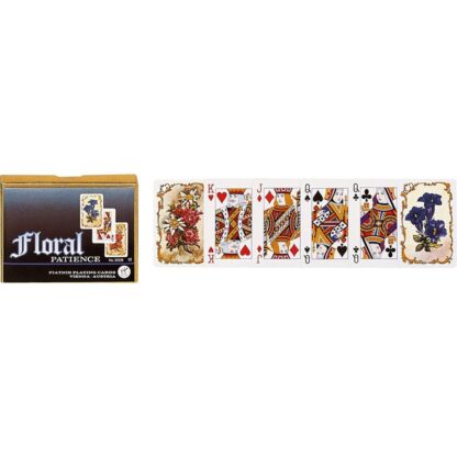 Playing Cards - Patience Double - Floral