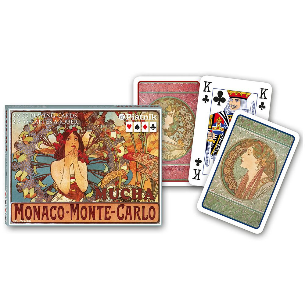 Playing Cards Double Mucha Monte Carlo Mind Games
