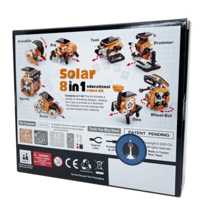 8 in 1 Solar Educational Robot Kit - Image 3