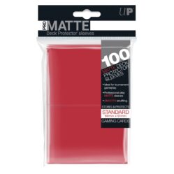 Deck Protector - 100 Red - Matte