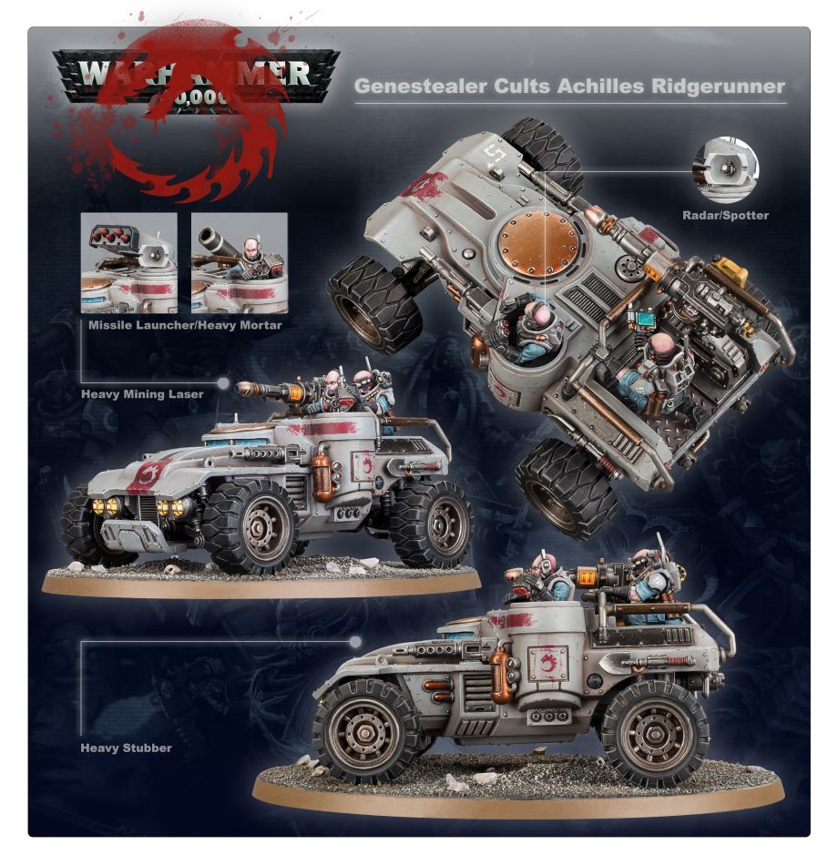 51-61 Genestealer Cults Achilles Ridgerunner - Image 6