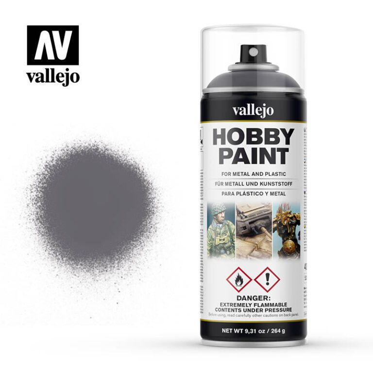 Vallejo Aerosol Gunmetal 400ml Mind Games