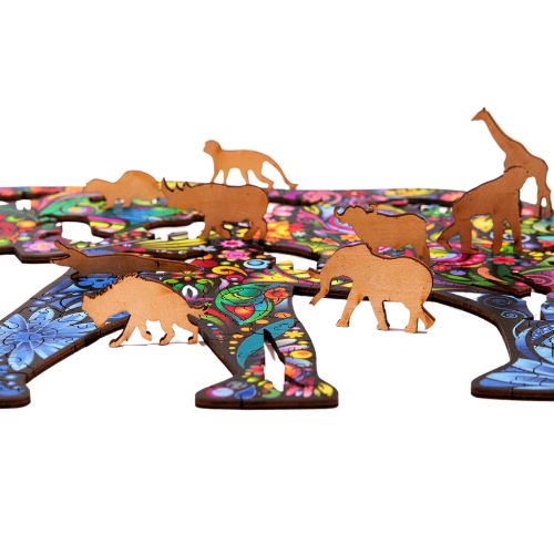 Ellie Elephant - Wooden Jigsaw Puzzle - 174pc - Image 3