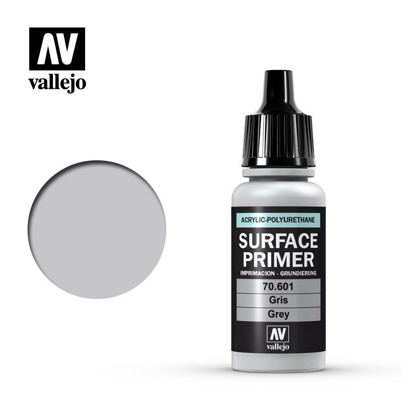 Vallejo Surface Primer Grey 17ml Mind Games