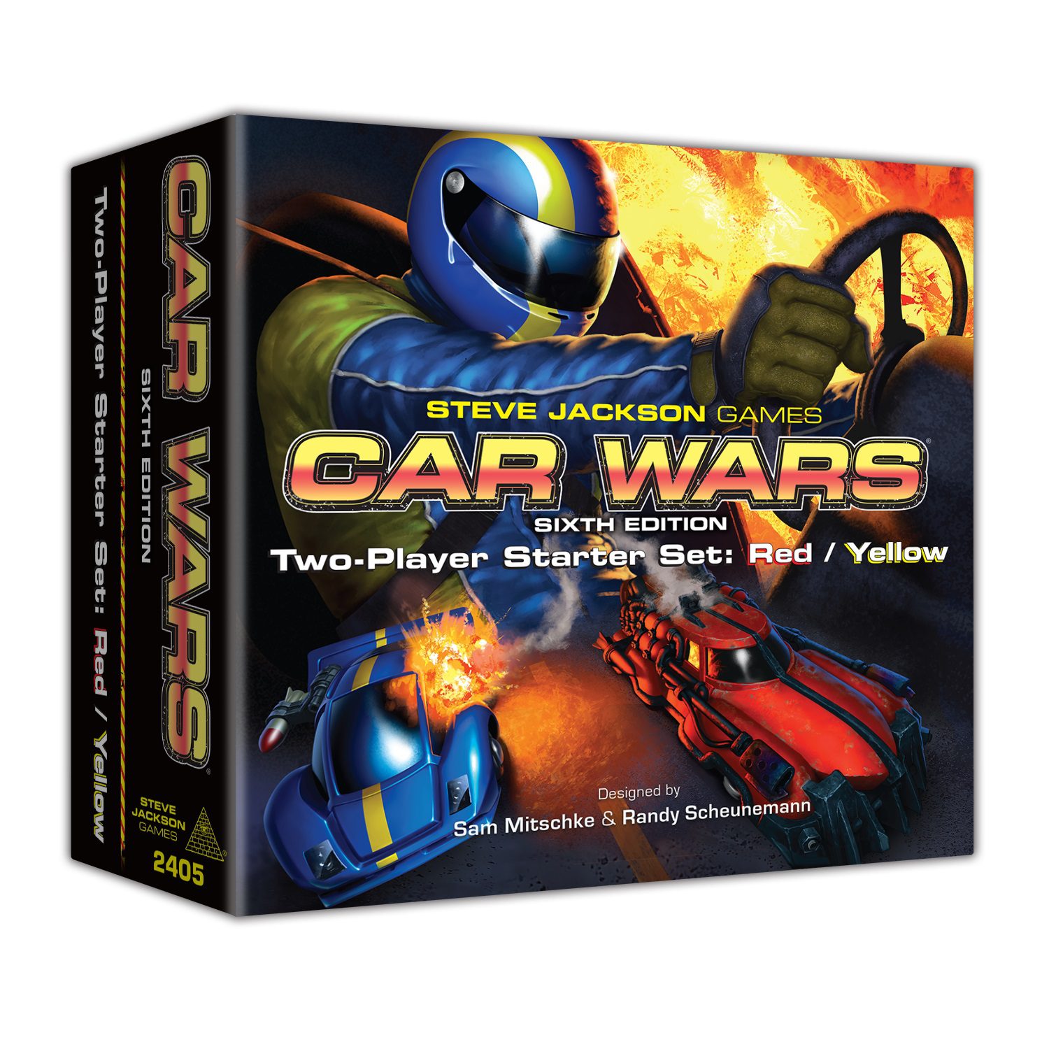 Car Wars 6th Edition Two Player Starter Set Red / Yellow