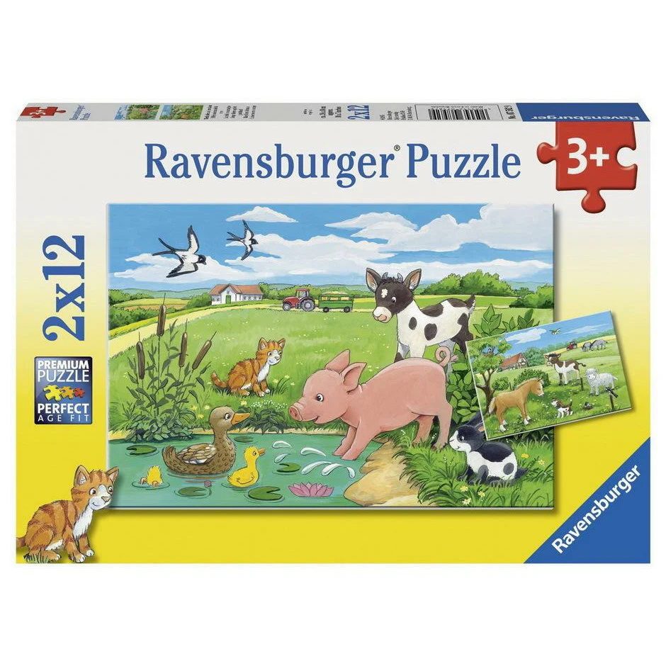 Baby Farm Animals - 2X12pc