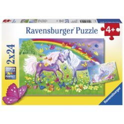 Rainbow Horses - 2 x 24pc