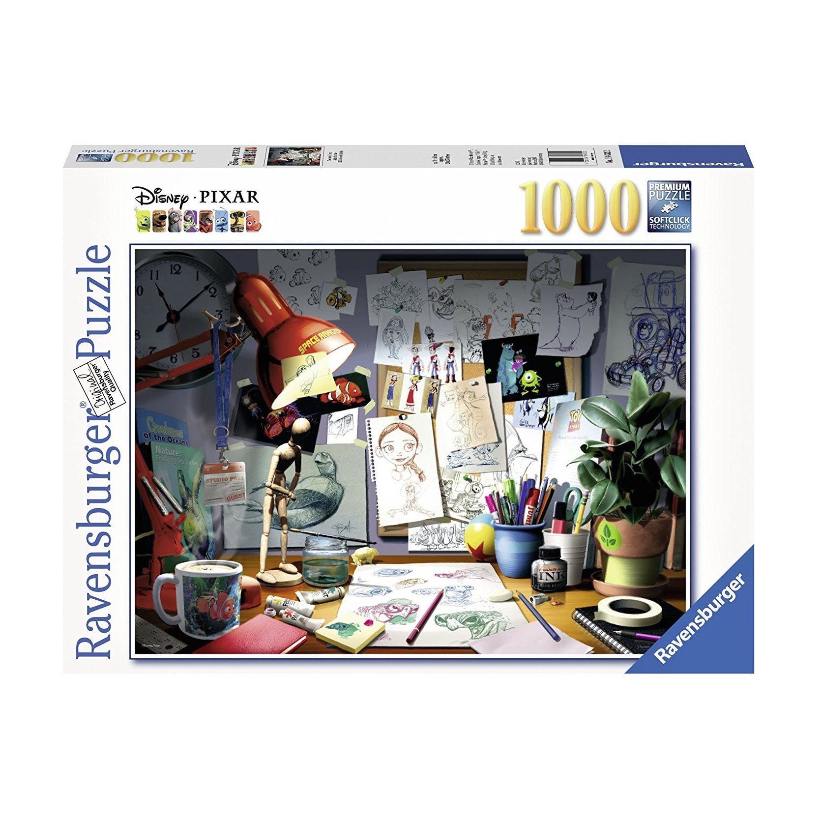 Disney Pixar - The Artists Desk - 1000pc