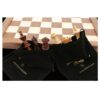 Chess Set - 18in Folding Walnut with Raised Edge (Dal Rossi) - Image 4