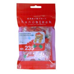 Nanoblock Teddy Bear With Christmas Stocking