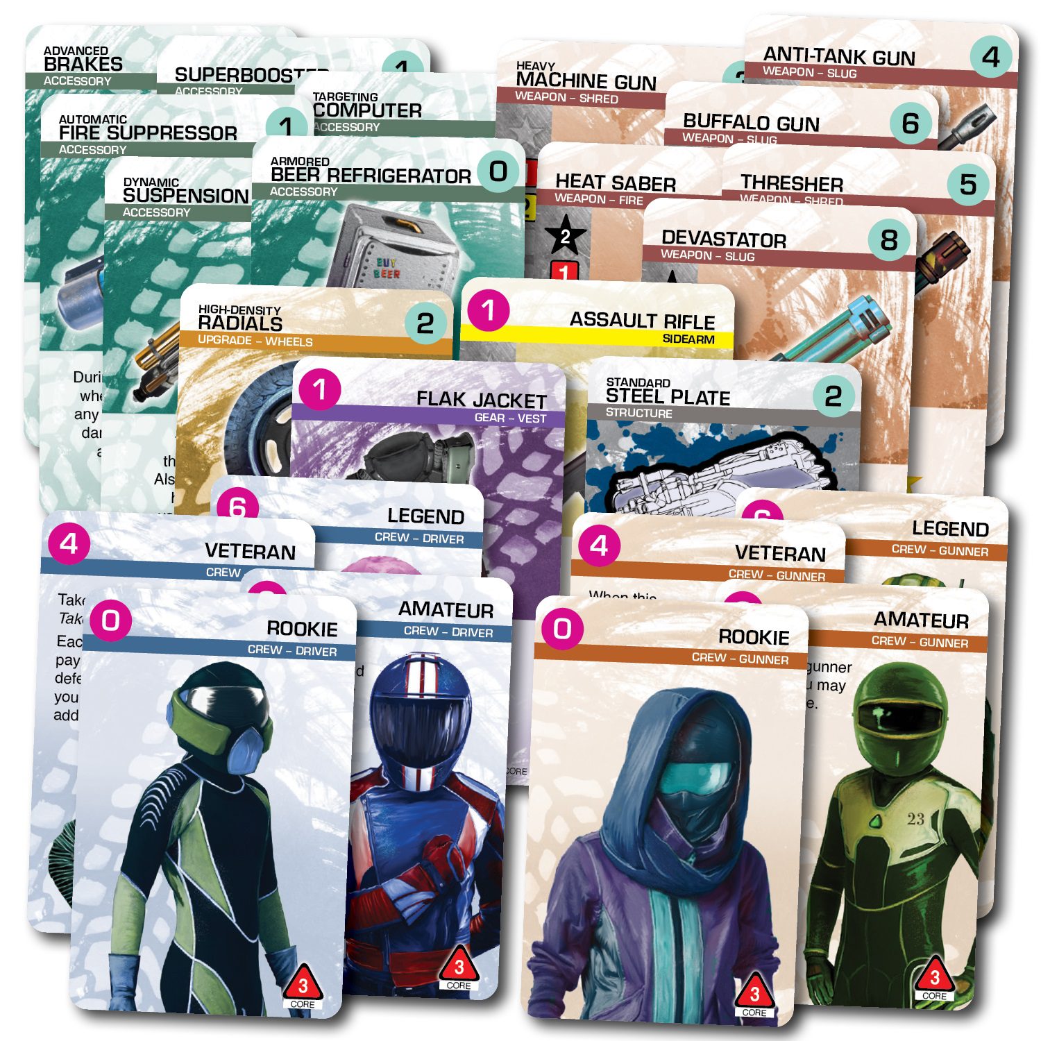 Car Wars 6th Edition Two Player Starter Set Blue / Green - Image 8