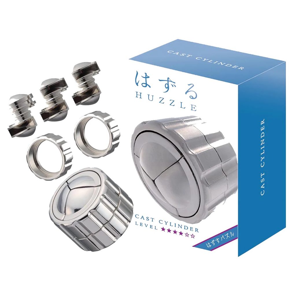 Cylinder Level 4 Hanayama Cast Puzzle Mind Games cylinder-level-4-hanayama-cast-puzzle-mind-games