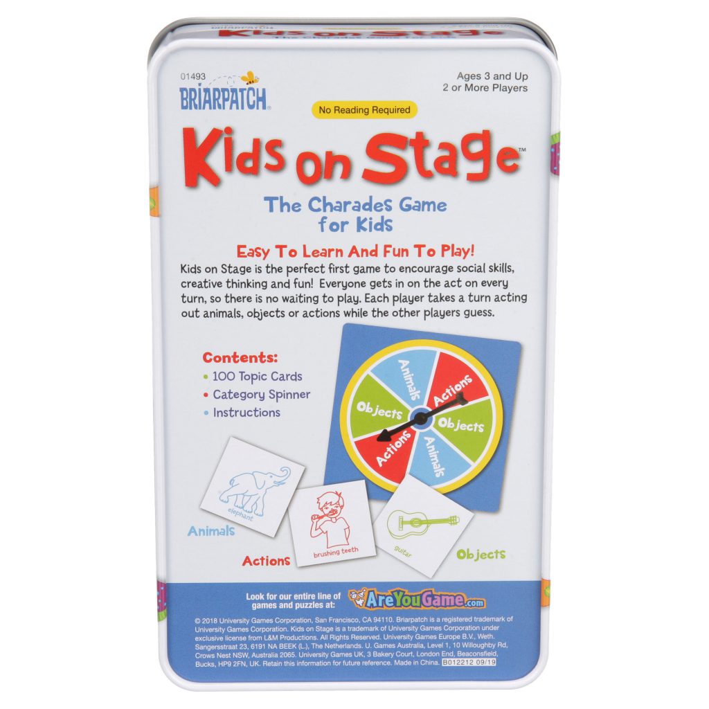 Charades Kids On Stage Card Game - Mind Games