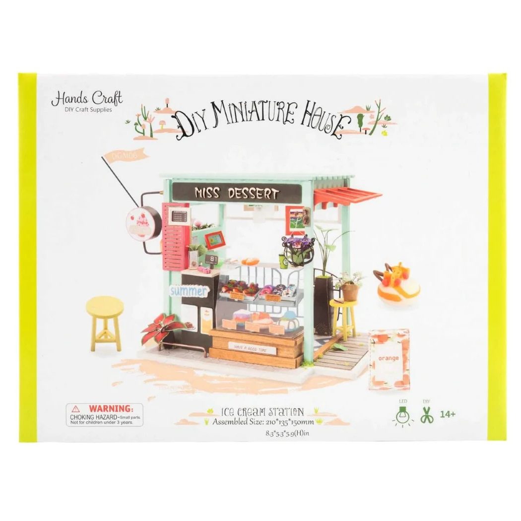 DIY Mini House Ice Cream Station