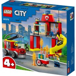 City - Fire Station and Fire Truck