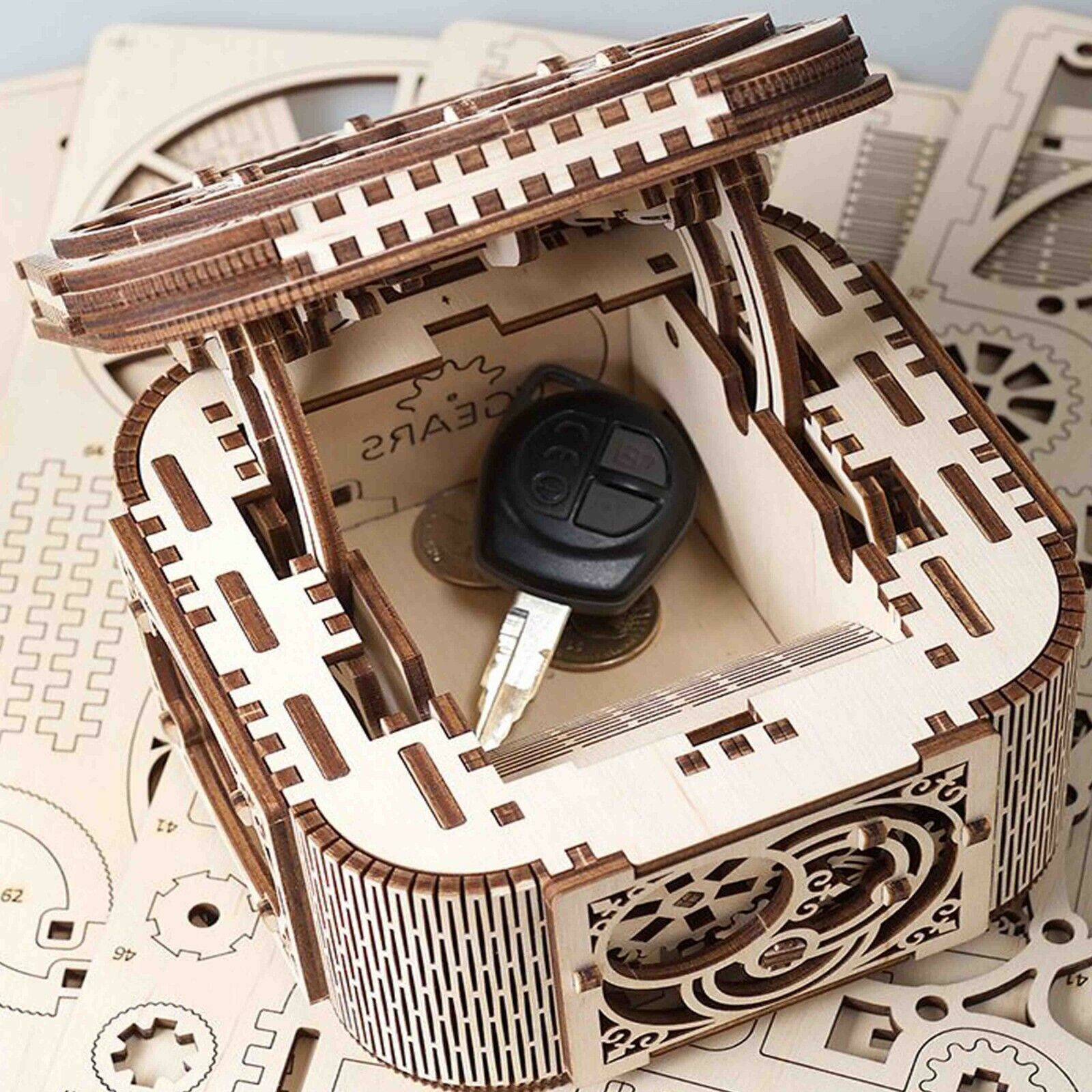 UGears - Treasure Box - Image 8