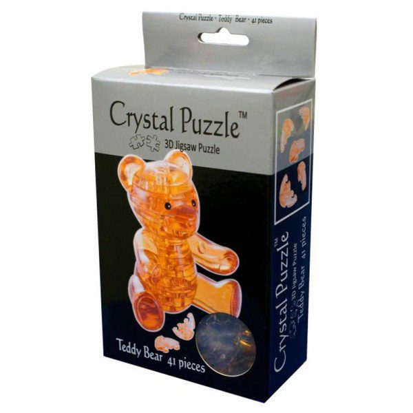 Crystal Puzzle - Brown Teddy Bear - 41pc