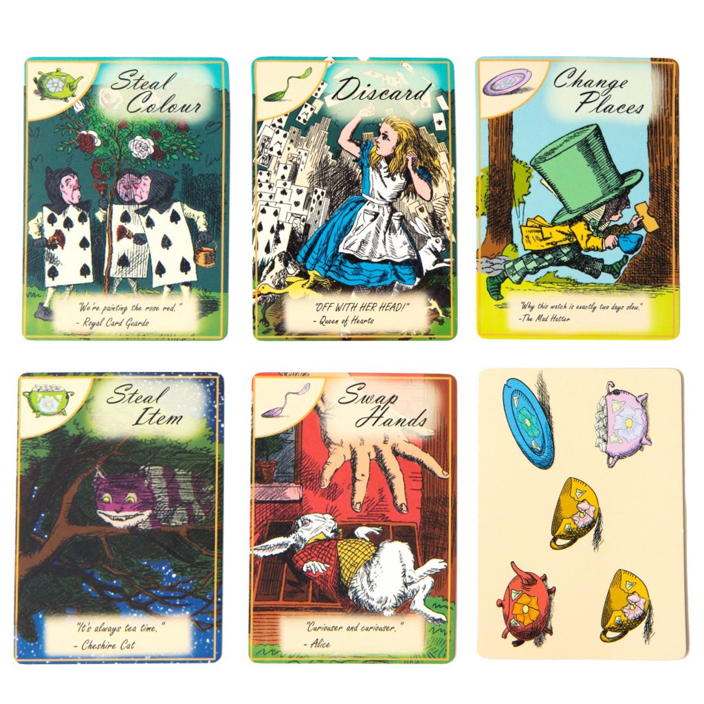 Professor PUZZLE Tea Party Spiele – 6-in-1 Set Für Alice Im Wunderland Fans, Ab 7 Jahren