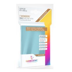 Gamegenic Prime Board Game Sleeves - 7 Wonders/Abyss (67mm x 103mm) (80 Sleeves Per Pack)