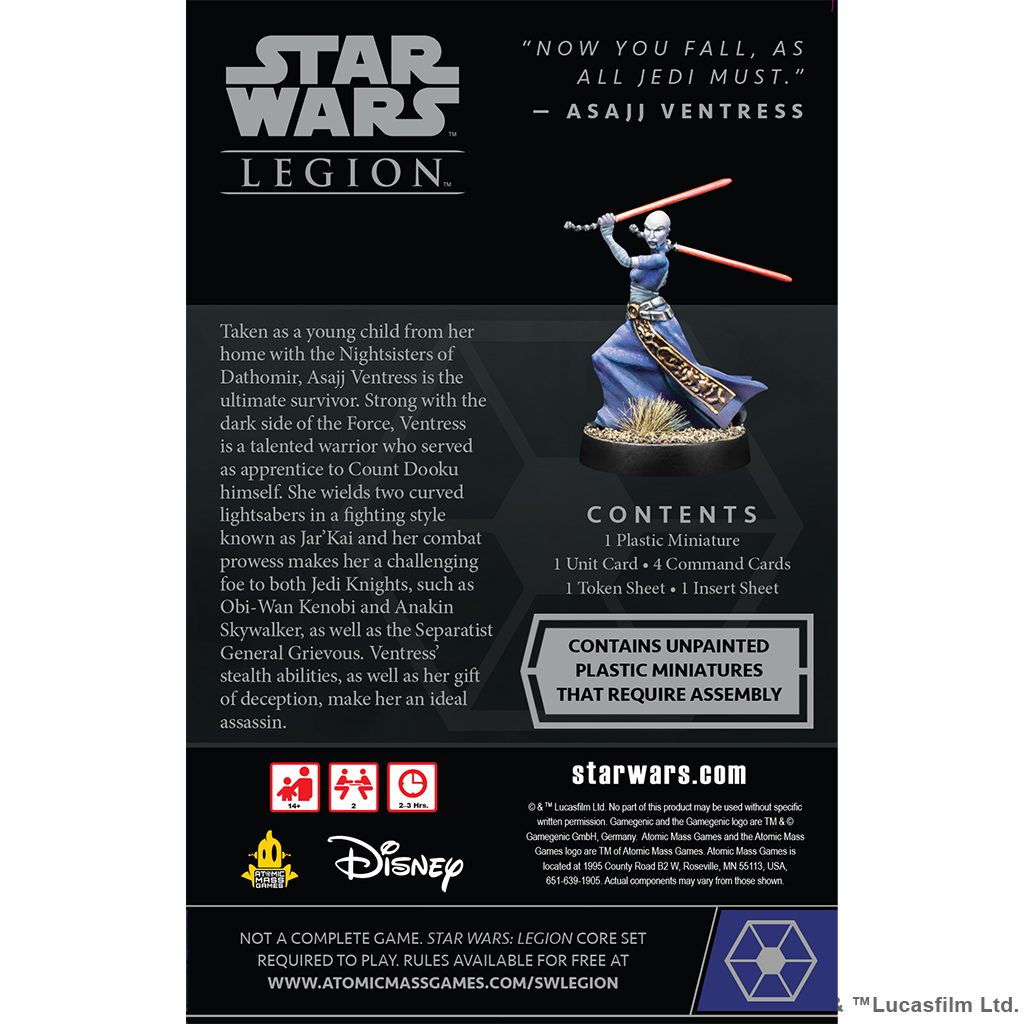 Star Wars Legion - Asajj Ventress Operative - Image 3