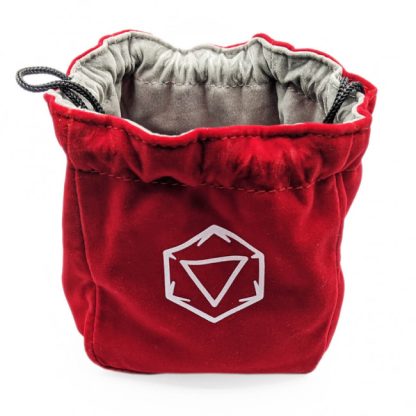 Dice Bag Velvet - Red (WSL) - Image 2