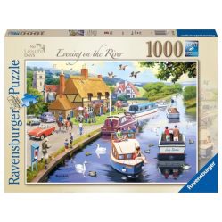 Leisure Days No7, Evening on River 1000pc