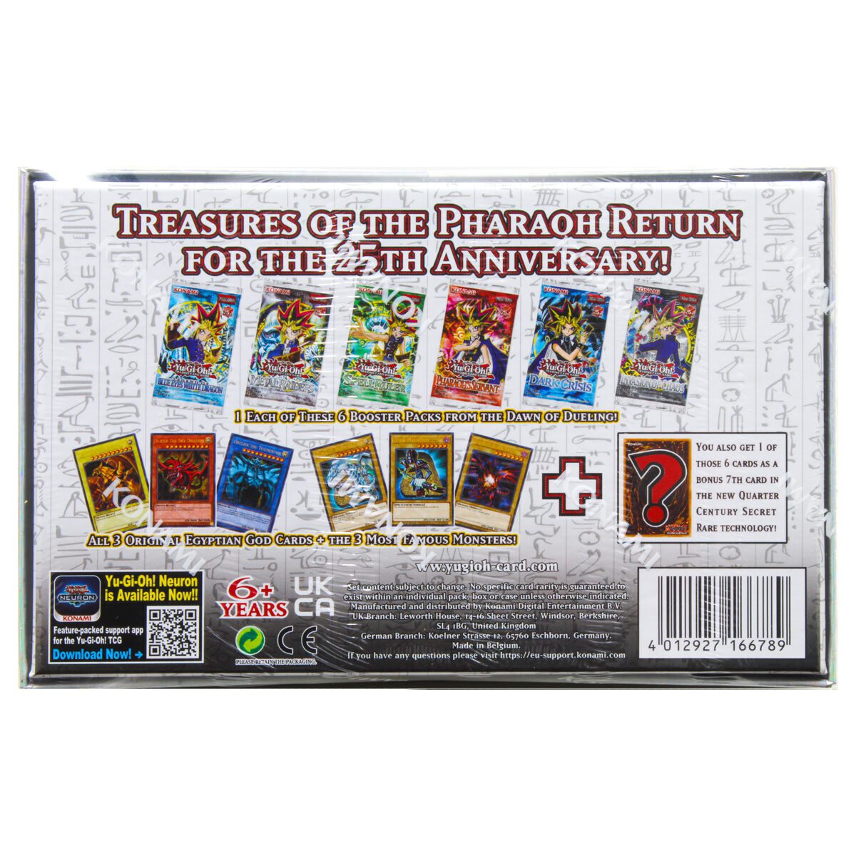  Yu-Gi-Oh! Legendary Collection 25th Anniversary Box : Toys &  Games