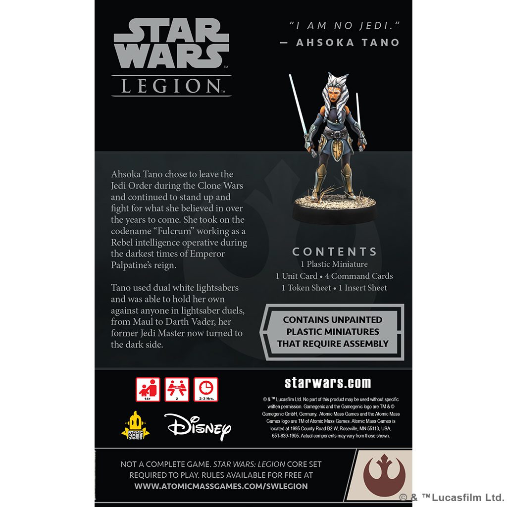 Star Wars Legion - Ahsoka Tano Operative Expansion Pack - Image 3
