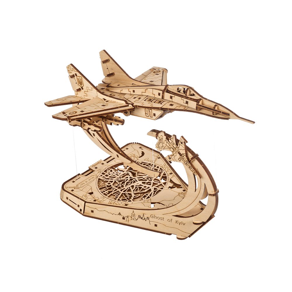 UGears - The Ghost of Kyiv Ukrainian Fighter - Image 3