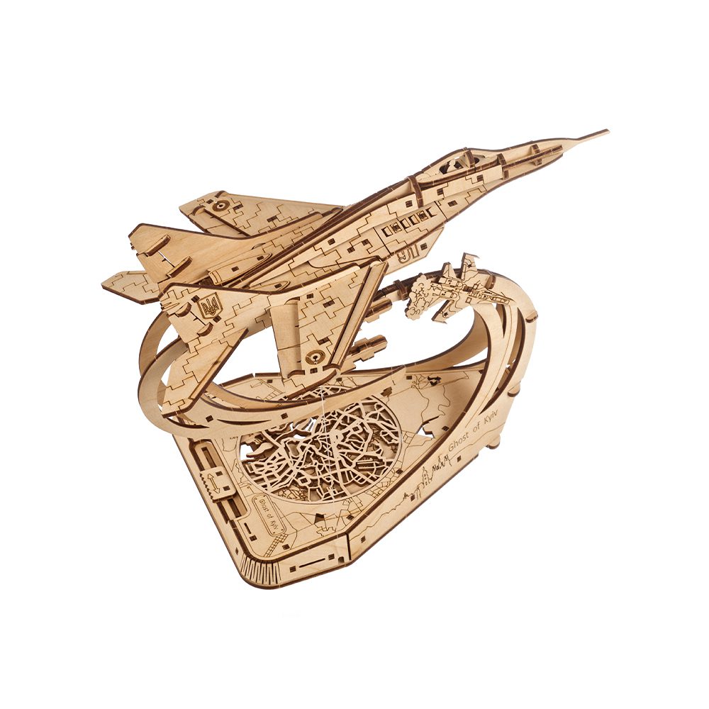 UGears - The Ghost of Kyiv Ukrainian Fighter - Image 4