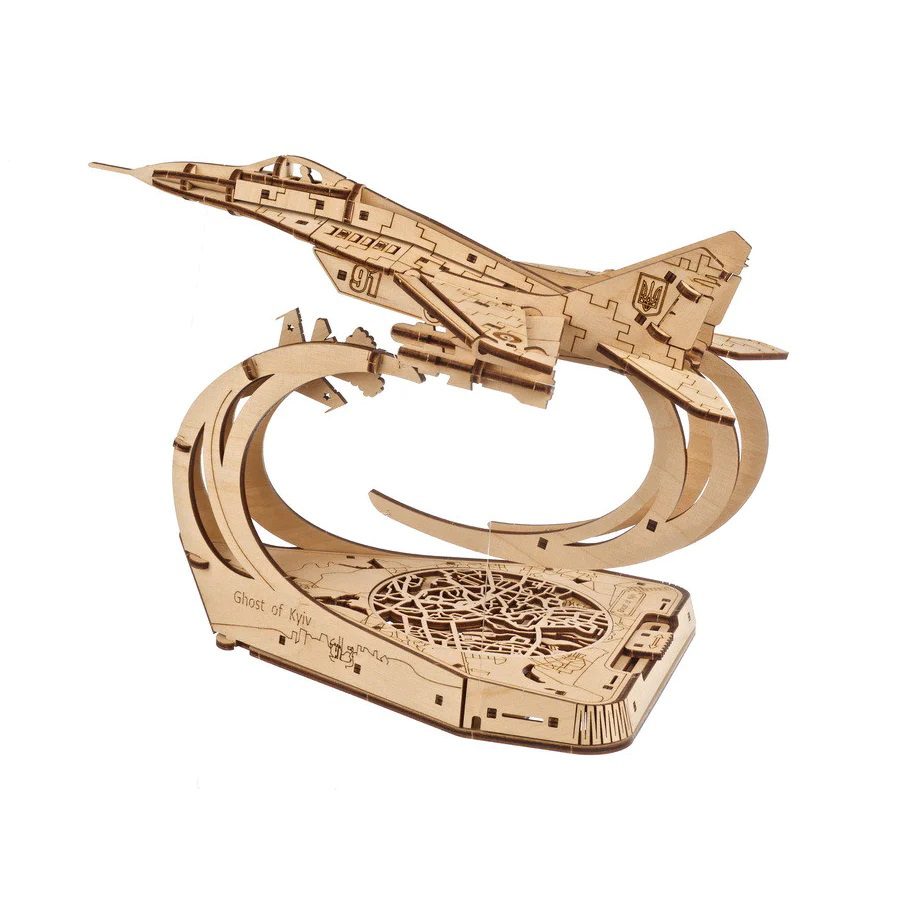 UGears - The Ghost of Kyiv Ukrainian Fighter - Image 5