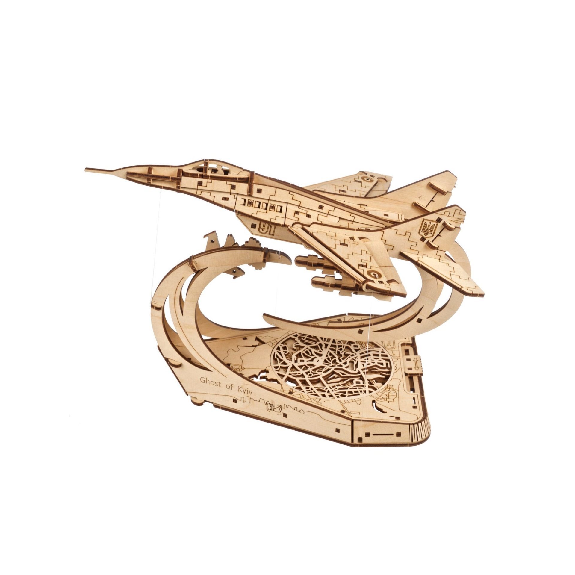 UGears - The Ghost of Kyiv Ukrainian Fighter - Image 7