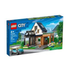 City - Family House and Electric Car
