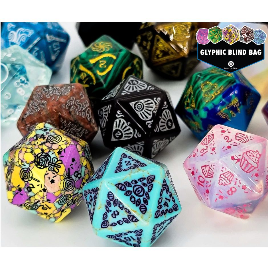 Dice Blind Bag - Glyphic - Series 3.5 (D20) - Image 3