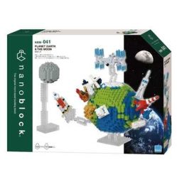 Nanoblock Planet Earth and Moon