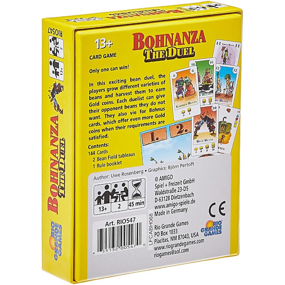 Bohnanza The Duel Mind Games