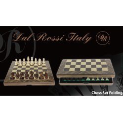 Chess Set - Folding Palisander & Boxwood - 16in