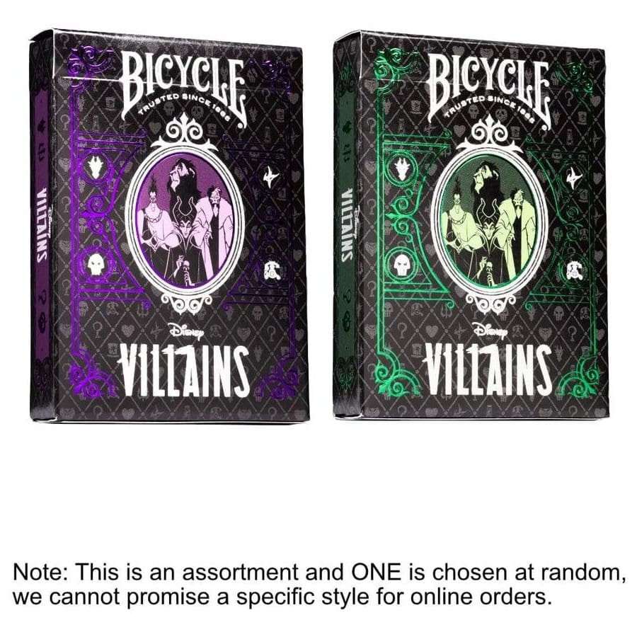Playing Cards - Single - Disney Villains (Green/Purple)